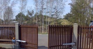 Купить распашные ворота из штакетника Железногорск, цена от 2754 руб.